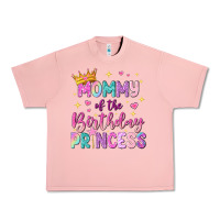 Salmon mommy of the birthday princess Urban Heavy Tee - NancyCooperArtShop