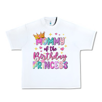 White mommy of the birthday princess Urban Heavy Tee - NancyCooperArtShop
