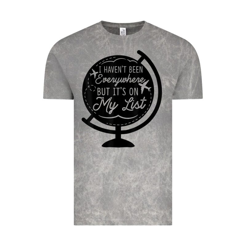 I Haven't Been Everywhere But It's On My List Travel T Shirt Vintage Tee by baoMotion | Teevron