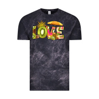 Cloud Black love kiwi Vintage Tee - RanaPortraitStore
