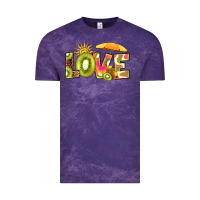 Cloud Purple love kiwi Vintage Tee - RanaPortraitStore