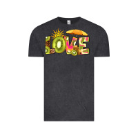 Vintage Black love kiwi Vintage Tee - RanaPortraitStore