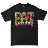 Black Mardi Gras fat tuesday Premium Tee - BundleAndBundleShop
