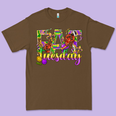 Mardi Gras Fat Tuesday Premium Tee Designed By Bundleandbundleshop