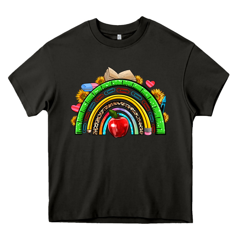 School Rainbow Heavy Core Tee by NancyCooperArtShop | Teevron
