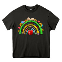 Asphalt school rainbow Heavy Core Tee - NancyCooperArtShop