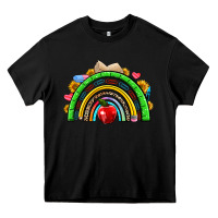 Black school rainbow Heavy Core Tee - NancyCooperArtShop