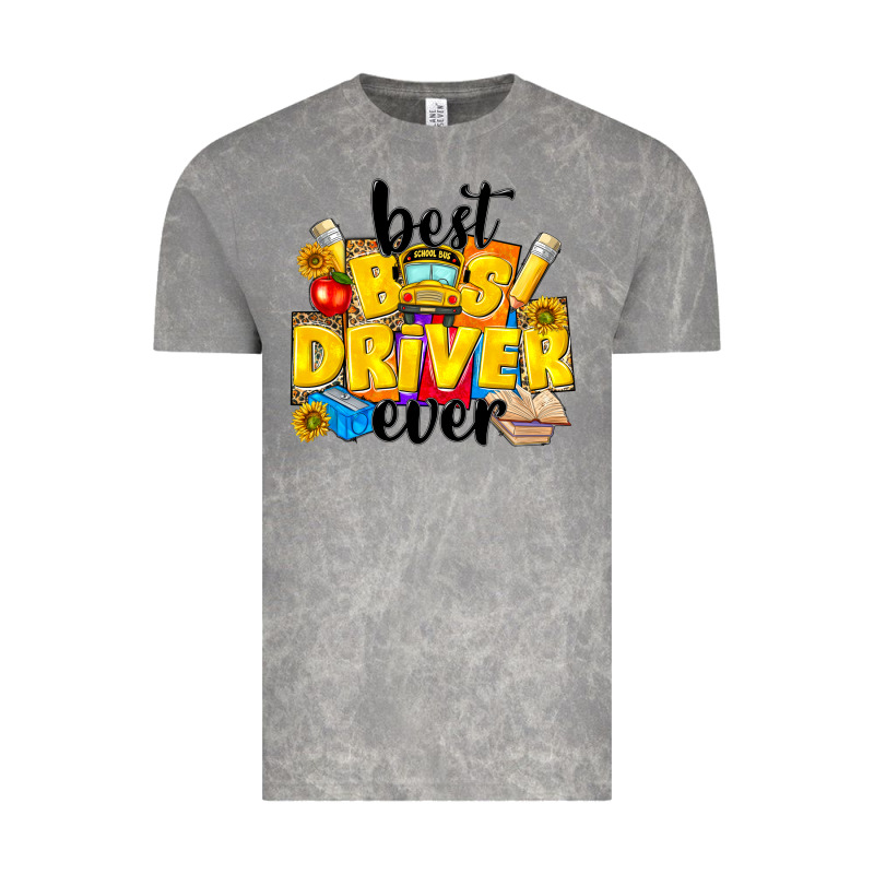Best Bus Driver Ever Vintage Tee by NancyCooperArtShop | Teevron