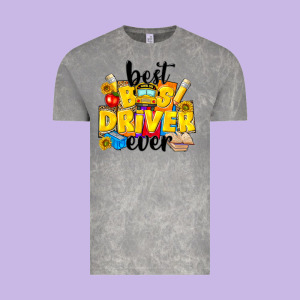 Best Bus Driver Ever Vintage Tee Designed By Nancycooperartshop