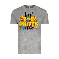Cloud Rock best bus driver ever Vintage Tee - NancyCooperArtShop