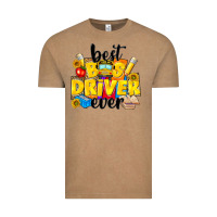 Vintage Coffee best bus driver ever Vintage Tee - NancyCooperArtShop
