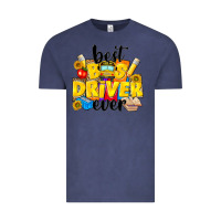 Vintage Denim best bus driver ever Vintage Tee - NancyCooperArtShop