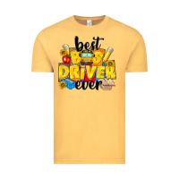 Vintage Mustard best bus driver ever Vintage Tee - NancyCooperArtShop