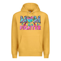 Mustard Western Mom Is A Fighter Premium Hoodie - BundleAndBundleShop