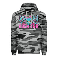 Slate Camo Western Mom Is A Fighter Premium Hoodie - BundleAndBundleShop