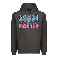 Smoke Western Mom Is A Fighter Premium Hoodie - BundleAndBundleShop