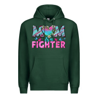Sports Green Western Mom Is A Fighter Premium Hoodie - BundleAndBundleShop