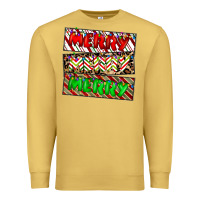 Antique Gold merry merry merry Premium Sweatshirt - CowhideDigitalArt