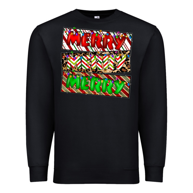 Merry Merry Merry Premium Sweatshirt by CowhideDigitalArt | Teevron