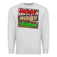 Dove Grey merry merry merry Premium Sweatshirt - CowhideDigitalArt