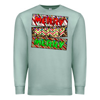Seafoam merry merry merry Premium Sweatshirt - CowhideDigitalArt
