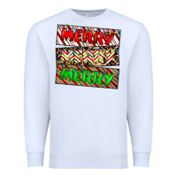 White merry merry merry Premium Sweatshirt - CowhideDigitalArt