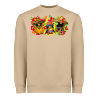 Mushroom Cinco de mayo gnomies Heavyweight Sweatshirt - FaDigitalArtStudio