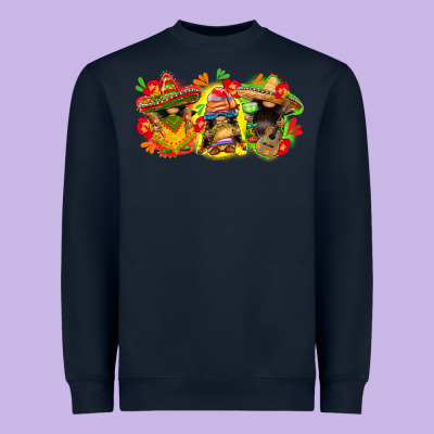 Cinco De Mayo Gnomies Heavyweight Sweatshirt Designed By Fadigitalartstudio