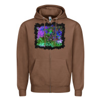 Chestnut halloween skull and leopard background Zipper Hoodie - BundleAndBundleShop