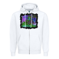 White halloween skull and leopard background Zipper Hoodie - BundleAndBundleShop
