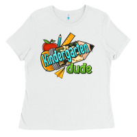 White kindergarten grade dude Ladies Tee - RanaPortraitStore