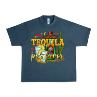 Midnight Navy Tequila Por Favor Urban Heavy Tee - texasbilliewilder