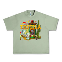 Oil Green Tequila Por Favor Urban Heavy Tee - texasbilliewilder