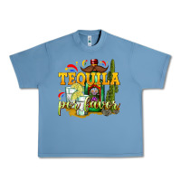 Pebble Blue Tequila Por Favor Urban Heavy Tee - texasbilliewilder