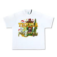 White Tequila Por Favor Urban Heavy Tee - texasbilliewilder