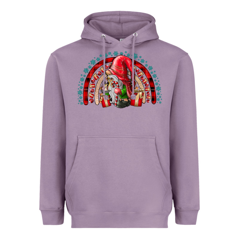 Festive Gnome With Gifts Heavyweight Hoodie by CowhideDigitalArt | Teevron