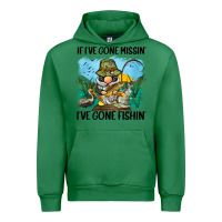 Emerald if i've gone missin' i've gone fishin' Urban Hoodie - BarkalooDesign