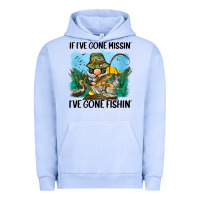 Pigment Grape Ice if i've gone missin' i've gone fishin' Urban Hoodie - BarkalooDesign