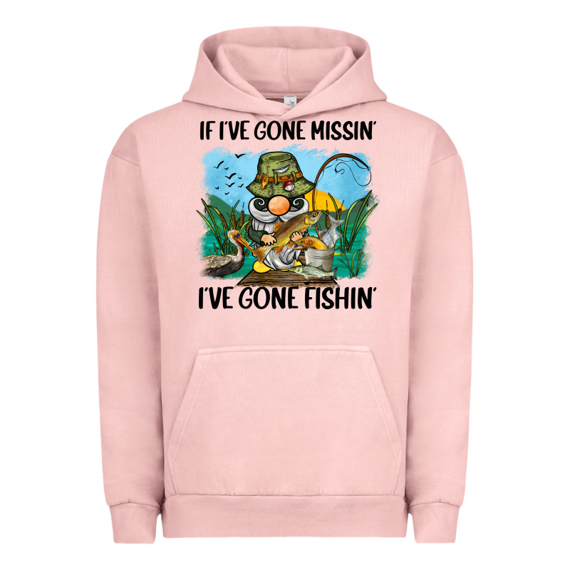 If I've Gone Missin' I've Gone Fishin' Urban Hoodie by BarkalooDesign | Teevron