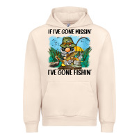 Sandshell if i've gone missin' i've gone fishin' Urban Hoodie - BarkalooDesign