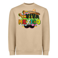 Mushroom Viva Mexico Heavyweight Sweatshirt - FaDigitalArtStudio