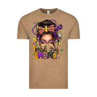 Vintage Coffee mardi gras mama messy bun Vintage Tee - texasbilliewilder