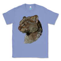 Colony Blue Jaguarundi Head Classic Tee - LillyAllenDesigns