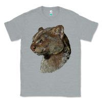 Heather Grey Jaguarundi Head Classic Tee - LillyAllenDesigns