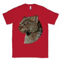 Red Jaguarundi Head Classic Tee - LillyAllenDesigns
