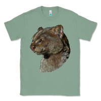 Sage Jaguarundi Head Classic Tee - LillyAllenDesigns