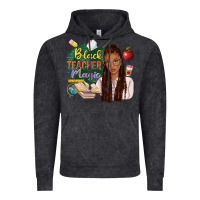 Vintage Black black teacher magic with afro Vintage Hoodie - NancyCooperArtShop