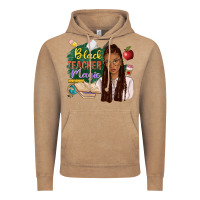 Vintage Coffee black teacher magic with afro Vintage Hoodie - NancyCooperArtShop