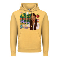 Vintage Mustard black teacher magic with afro Vintage Hoodie - NancyCooperArtShop