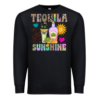Black Tequila Sunshine Premium Sweatshirt - CowhideDigitalArt